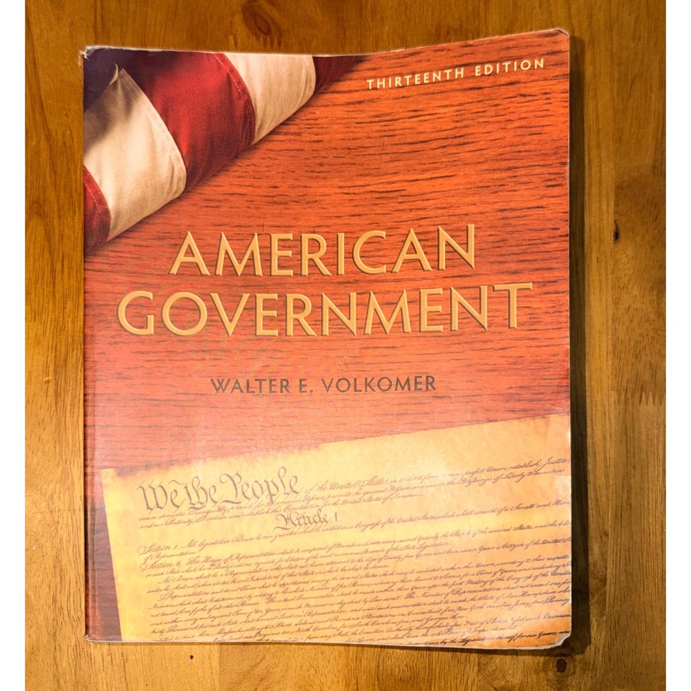 American Government 13th‎ Edition Walter E. Volkomer Pearson ISBN 9780205778386